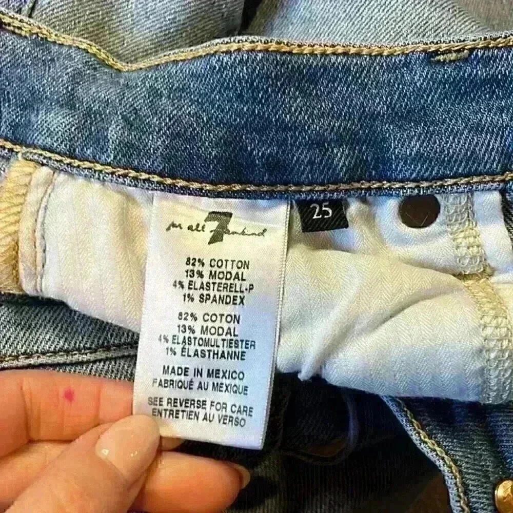 7 for all Mankind, The Ankle Skinny Lux Vintage. Unique Ankle Detail!! - Picture 10 of 12
